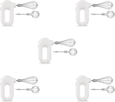 Elektrische Mixer - Keuken Garde - Beslag Maken - 4 Snelheden Instelbaar - 5 Stuks - Wit