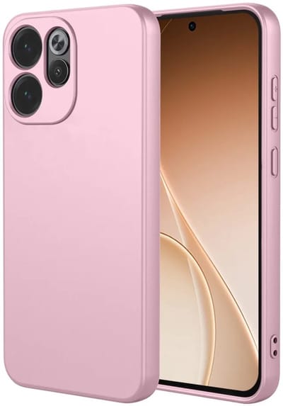 Hoesje geschikt voor Oppo Reno15 Pro Max - Phonesta Soft Silk Silicone Back Cover - Roze