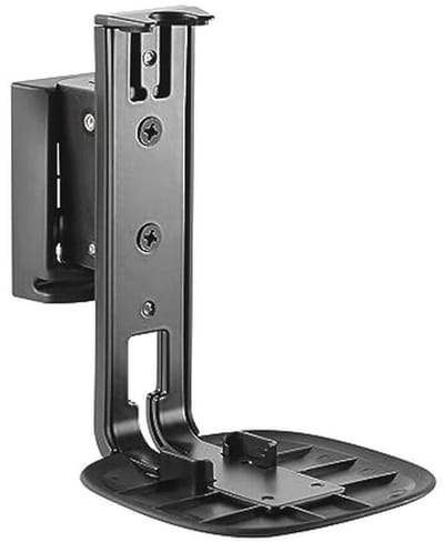 RICOO Luidspreker wandhouder voor SONOS ONE/SONOS ONE SL, luidsprekerhouder LH054-T, luidsprekerhouder (171 x 170 x 116 mm), luidsprekerwandhouder, zwart