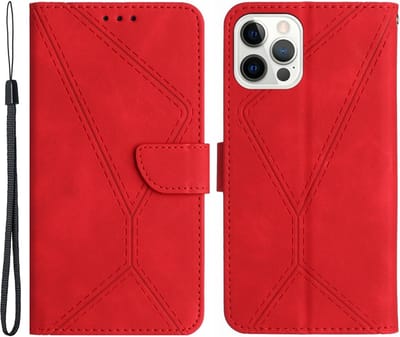 Cityhoesje-iPhone 15 Pro hoesje – Leather- Book case