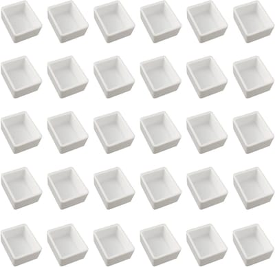 Set van 30 Lege Waterverf Potjes voor Schilderen, Ideaal voor Kleurpaletten en Creatief Gebruik