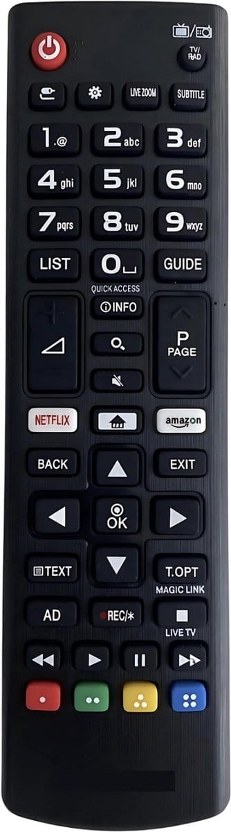 Estacks Universele LG TV Afstandsbediening– Remote Control – Compatibel met LG Smart TV – Zwart