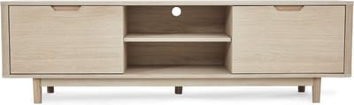 Tv-meubel Naturel Eiken - 180x45x52cm - Tv-meubel Nyborg