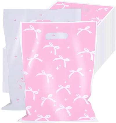 Allecto - Geschenkzakjes - Roze Geschenkverpakking - Perfect voor Feestjes - 100 Stuks - Cadeauverpakking - Bruiloften - Kleur: Roze