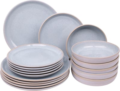 Kade 171 Sintra serviesset 18-delig 6 personen - Portugees stoneware lichtblauw