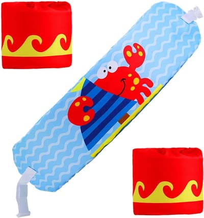 Kinderen Zwemgordel - Drijfhulp - Waterplezier Leren - Opblaasvrij Direct Klaar - 110-140 cm Lengte - A