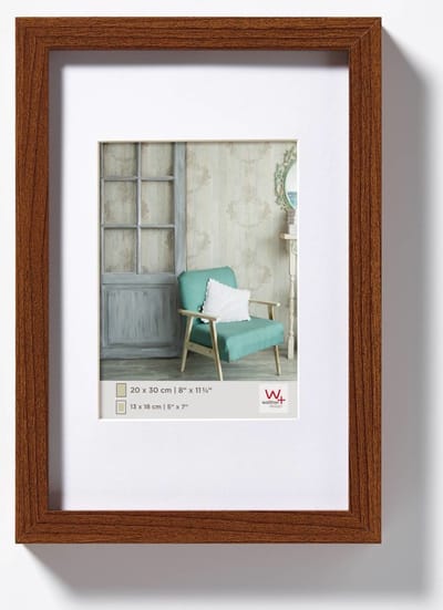 Walther Stockholm - MDF Houten lijst- Fotoformaat 10x15 cm - Walnoot