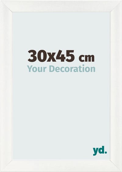 Your Decoration - Fotolijst 30x45 cm - MDF - Wit Geveegd - Pisa