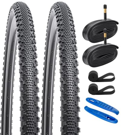 2 stuks 700C Fietsbanden en Heavy Duty Fietsbuizen