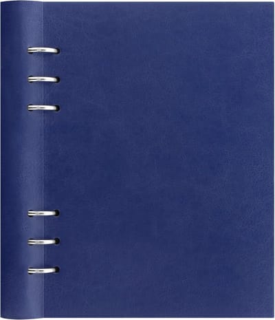 Agenda Organizer A5 Clipbook Flexibel Systeem Marineblauw