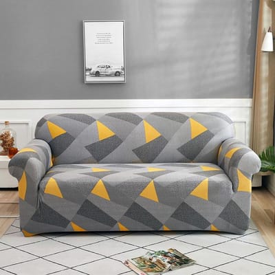 Luipaardpatroon Slipcovers Stretch Ruit Sofa Hoes Voor Woonkamer Bank Fauteuil Hoes Meubel Beschermhoes 1-seater 90-140cm