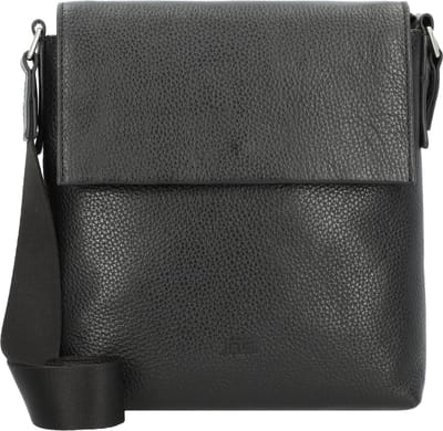 JOST Leren Schoudertas Vika Crossbody Bag Black Zwart