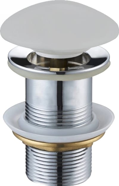 Mexen click-clack plug rond, platina keramiek mat - 79910-63