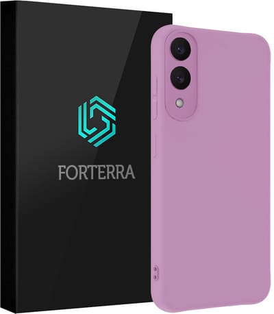 Hoesje Geschikt voor Samsung Galaxy S25 Edge - Sterk & Shockproof - Siliconen Case - Hoes Cover - Lila