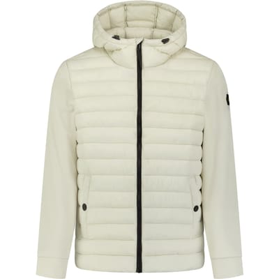 No Excess Jacket Hooded Padded Mix With Sweat Kit Größe: S | Winterjacken Outlet | Herren | Weiß
