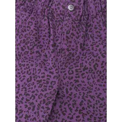 LOOXS Little Meisjes broek - Maat 92 in de kleur Paars van 68% COTTON 32% POLYESTER - 2631-7619-615