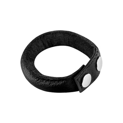 Rimba - Verzwaarde Lederen Cockring - Gewicht 130 gram - Verstelbaar