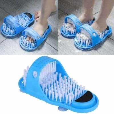 Voetscrubber Massager - Voetenborstel Douche - Voeten Reinigen - Duizenden Zachte Borstelharen - 28 x 13.5 x 10.5 cm