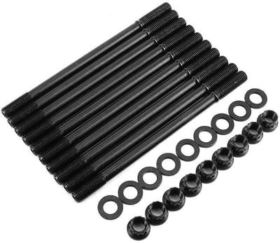 Dailygoods- Cilinderkop Stud Kit - Duurzaam Materiaal - Geschikt voor 1.8L B18C1 GSR/B18C5 DOHC VTEC - Hoge Nauwkeurigheid - Betrouwbaarheid - Vervangingsset - Motorhardware