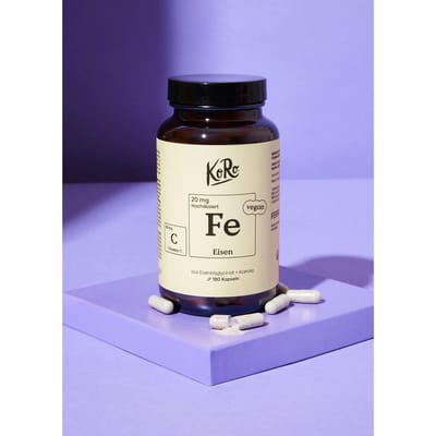 Capsules ijzerbisglycinaat + vitamine C uit acerola 180 stuks