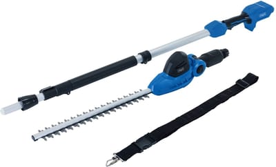 Scheppach Accu Heggenschaar 20V C-PHS410-X - 1200rpm - snijlengte 410mm - snijdikte tot 16mm - Met schouderriem - (telescopisch)