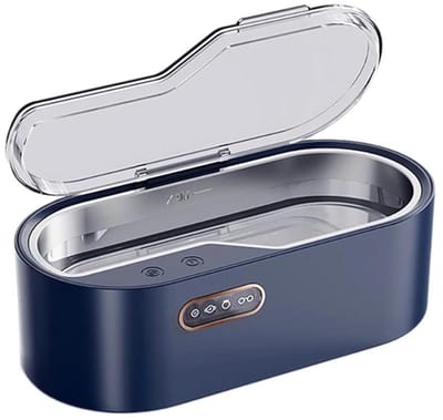 Ultrasoon Reiniger - Schoonmaakapparaat - Kleine Objecten Reinigen - 45000 Hz Frequentie - 450 ml - Blauw