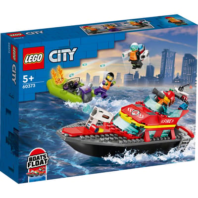 LEGO City Reddingsboot Brand Speelgoed voor Kinderen - 60373