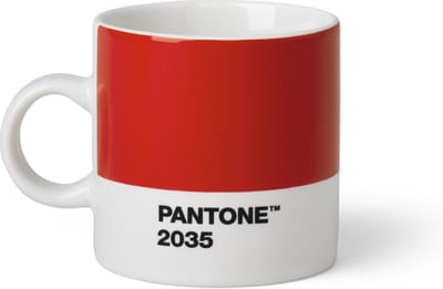 Pantone Espressobeker - Bone China - 120 ml - Red 2035 C