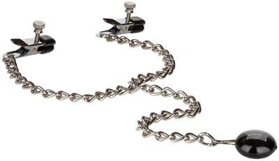 CalExotics - Weighted Disc Nipple Clamps - Bondage / SM Nipple clamps Metaal