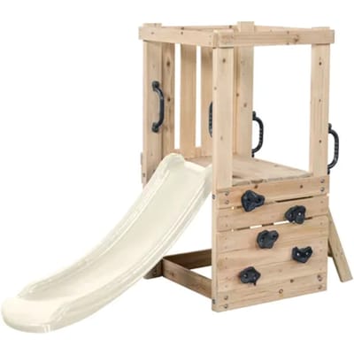 Swing King Speeltoestel Irma Small - Hout En Kunststof - 3 Personen - Pastelwit - 185cm