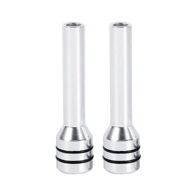 Dailygoods- Deurslotknop 2 Stuks - Aluminium - Universeel - Interieur Deurslot - Decoratieve Knop - Lichtgewicht en Duurzaam - Deurslotknopje