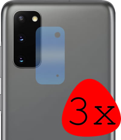 Camera Lens Protector - 3 Stuks Geschikt voor Samsung Galaxy S20 - Camera Screenprotector Beschermglas - Gehard Glas - Tempered Glass - Screen Protector