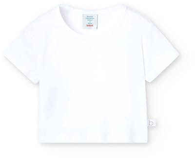Boboli 498034 T-shirt Met Korte Mouwen Wit 7 Years Jongens,Meisjes