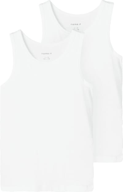 Name It Onderbroek Nkmtank Top 2p Noos 13208843 Bright White Mannen Maat - W158 X L164