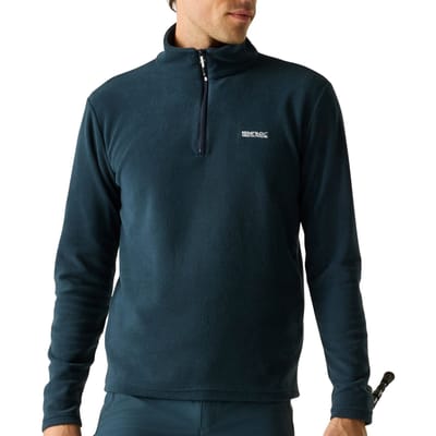 Thompson lichtgewicht fleece wandelvest met halve rits voor heren