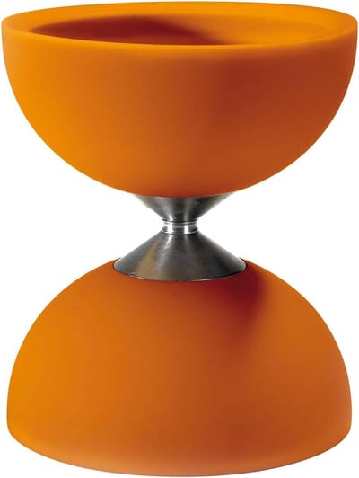 Rubberen Diabolo - Speelgoed Bal - High-speed Performances - Lichtgewicht Ontwerp - 10.5 cm - Oranje