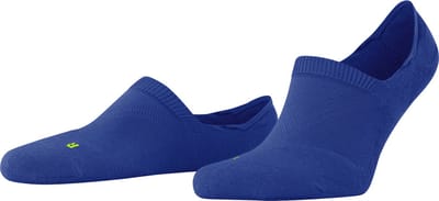 FALKE Cool Kick onzichtbar eenkleurig functioneel materiaal footies unisex blauw - maat 44-45