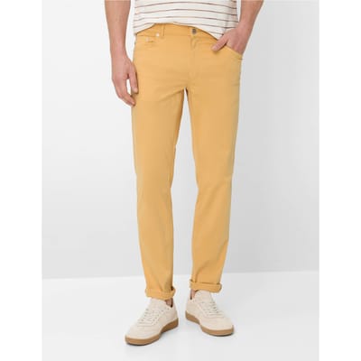Brax Heren Jeans  Style COOPER dusty yellow, geel, maat 36/32