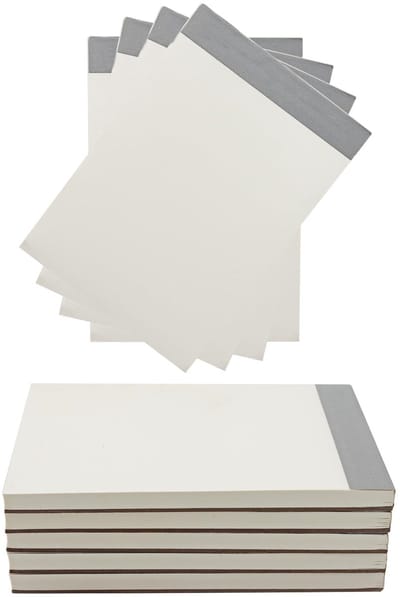 Dailygoods- Notitieblok A6 - 20 Stuks - 70 Vellen Blanco Papier - Mini Pocket - Memoblokken - Compact Formaat 140x104 mm - Notitieboekje