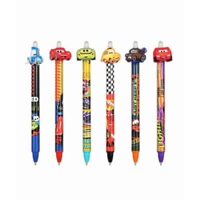 Disney cars uitwisbare gelpen, assorti
