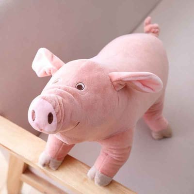 Haute Qualité 14/40Cm Haute Qualité Réaliste Haute Qualité Mignon Haute Qualité Dessin Animé Haute Qualité Cochon Haute Qualité Peluche Haute Qualité Jouet Haute Qualité 14cm white