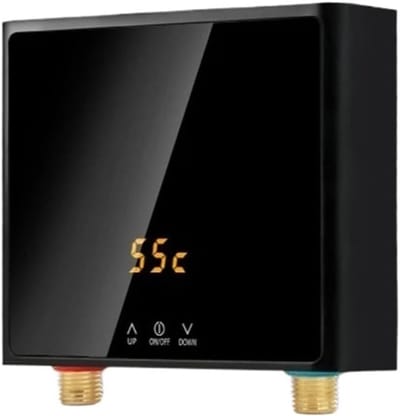 Doorstroomverwarmer Elektrisch - Mini Boiler - Direct Warm Water - LCD Temperatuurdisplay - 3000W - Zwart