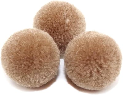 SnelShoppen - Pompoms voor Knutselen, Set van 100 Kleurrijke Pompon Ballen van 30 mm, Fluffy Pom Poms voor Feestdecoratie, DIY Creaties, Pasen, Kerst,