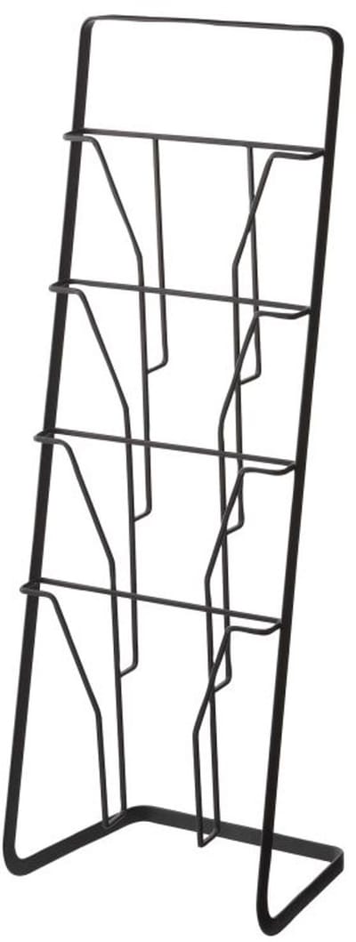 Yamazaki Tijdschriftenrek 4 vakken - Tower - Zwart