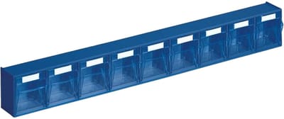 Lockweiler Klarsichtmagazin H 77 x B 600 x T 63 mm blau - 1500991