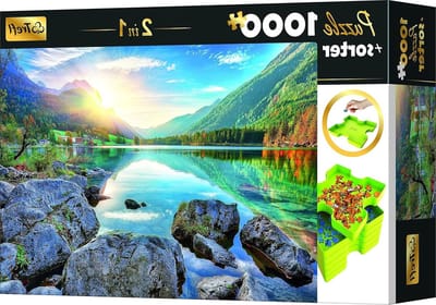 Puzzelset met Sorteerder - Puzzel 1000 stukjes - Ontspannen Vermaak - 6 Sorteerbakken - 1000 Stukjes - Landschap