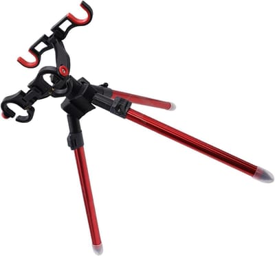 Hengelhouder - Statief Hengels - Vissen Stabiliseren - Opvouwbaar Ontwerp - 39 cm - Rood