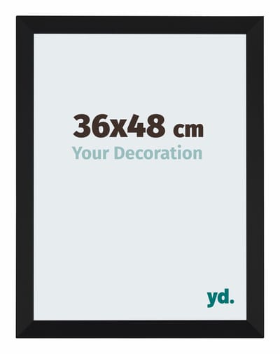 Your Decoration - Fotolijst 36x48 cm - MDF - Zwart Mat - Catania
