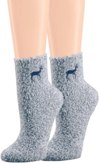 Topsocks bedsokken kleur: grijs maat: 36-41