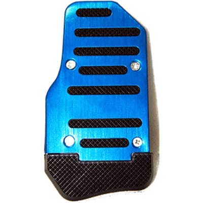 3 Stuks Rempedaalpads Antislip Slijtvast Handgeschakelde Gaspedaal Voetpedaalafdekking voor Auto Blauw blauw